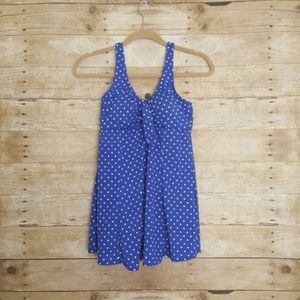 Women's Vintage Inspired Pokadot Swim Dress